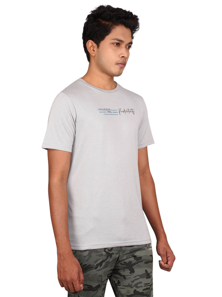 T-Shirt Light Grey - Crownlykart