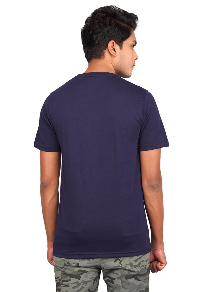 T-Shirt Navy Blue. - Crownlykart